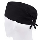 Surgical Cap Men  Scrub Caps  Scrub Hats  Surgery Hat  Solid Black