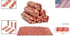 105 Pcs Red Striped Coin Wrappers - Burst-resistant Penny Rolls For Easy Use