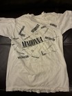 Madonna Who   s That Girl Tour Concert T-shirt 1987 Vintage Size Small Madonna