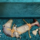 Mid-century Vintage Saudi-style Ceremonial Jambiya Dagger With Original Case