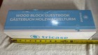 Tricase - Wood Block Guestbook - Family Game