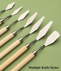 7pcs       artist Palette Collection - Durable Stainless Steel Paint Spatulas For   