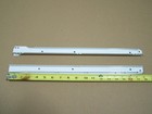 White Epoxy Coated 18  Euro  Drawer Slides New  Open Box