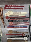 Lot Vintage Plastic Cocktail Advertising Swizzle Stir Sticks Logo Barware