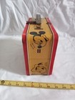 Vintage 1954 Adco Liberty Disney Mickey Mouse  Donald Duck Metal Lunchbox  Rare 
