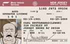 Athf Carl Brutananadilewski Id Card - Aqua Teen Hunger Force Nj Drivers License