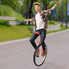 24 In Wheel Unicycle Skid-proof Tire Adjustable Height Exercise Cycling Bicycle