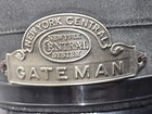 Vintage New York Central System Gateman Train Conductor Hat Peak Cap Nyc