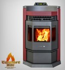 Comfortbilt Hp22n Wood Pellet Stove In Burgundy 1 Year Warranty 2 800 Ft  
