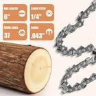 6 Inch Chainsaw Chain  4 Pcs 6 Cordless Electric Portable Mini    