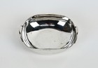 Vintage Christian Dior Silver Plated Trinket Dish  made In Italy 