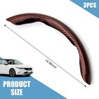 3 Pcs Car Steering Wheel Covers  Carbon Fiber Anti-slip Steering Wheel Protector