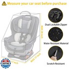 Yorepek Padded Car Seat Travel Bag Backpack For Airplane  Heavy Duty Car Seat