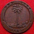 Liberia 1847 One Cent