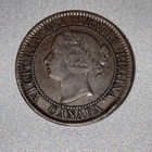 1858 Canada 1 Cent - Vf - Lot 10631