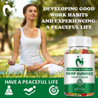 Hemp Gummies For Pain  Sleep  Anxiety - High Potency Pure Organic H  mp Oil Ex   