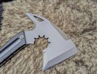 Custom Handmade Carbon Steel Blade Resident Evil Leon Axe   Hunting Axe Camping