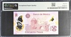 M4700 Banco De Mexico 50 Pesos 2012 P123ae Pmg Gem Unc 65 Epq