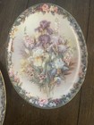 Lena Liu Remembrance Floral Cameos Series Bradford Ex Collector 1996 Set Of 2