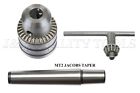 Mini Metal Lathe Tail Stock Drill Chuck Tool With Mt2 Morse Taper Arbor Mt 2