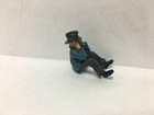 Just Plain Folk   1092 G-scale Train Figure  Man Sitting Hobo Hands On Chin  new