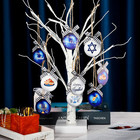 Amyhill 36 Pcs Hanukkah Ornament Chanukah Wooden Ornaments Set Dreidel Jewish Me