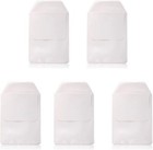 5 Pcs White Pocket Protector For Pen Leaks - Heavy Duty Pen Holder Pouch