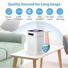 Home Hepa Air Purifier Large Room Air Cleaner For Allergies Smoke Mold Odor Dust