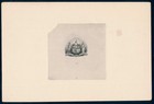 Large Die Proof On India On Card  City Of Ottawa Seal  Canadian Bank Note Co 