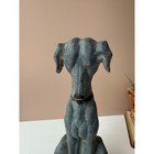 Vintage Virginia Metalcrafters Cast Iron Hound Dog Doorstop Sculpture   Heavy 