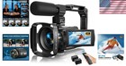 Professional 8k Camcorder With Remote Control - Ideal For Vloggers And Creators