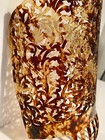 Large Antique Tortoise Shell Ornate Hair Accessory Comb