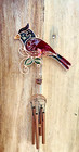 Cardinal Windchime Metal acrylic 24 l