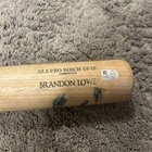 2023 Tampa Bay Rays Brandon Lowe Game Used Baseball Bat Mlb Holo Coa