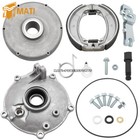 Rear Brake Plate Cover   Drum Hub Shoes Kit For Honda Recon 250 Trx250 1997-2023