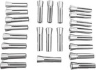 23pc Mill Chuck Holder Precision R8 Collet Set 1 16  - 3 4  For Bridgeport  0006