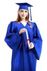 Graduation Cap And Gown With 2025 Year Charm For College  high School  Unisex