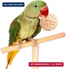 Parrot Chew Toys Bird Toys  30 Pcs 1 2 Inch Rattan Wicker Balls Parakeet Chewing