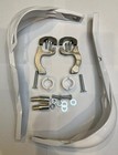 Motorcycle Aluminium Re-enforced Hand Bark Guard White 7 8       22mm White    