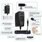 12v 1 5a Ul Listed 18w Ac Dc Switching Power Supply Adapter  input 100-240v     