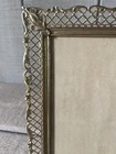Vintage Filigree Metal Picture Frame Open Lattice 5    X 7   