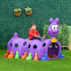 Kids Play Structure Caterpillar Design For Climbing And Crawling  Purple