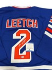 Brian Leetch  2 New York Rangers Hockey Jersey     Signed Autographed Beckett Coa