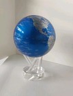 Mova Mg-45-nbe Cobalt Blue   Silver Revolving Earth Globe 4 5  New In A Box