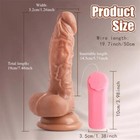 Multi-speed Realistic Dildo Vibrator Swing G-spot Remote Control Sex Toys Women