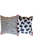 Ralph Lauren  2   Carter Floral Decorative Throw Pillow 18 X 18  White Red Blue 