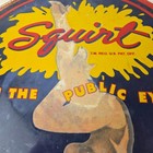 Vintage Squirt Porcelain Sign - Soda Beverage Drink Gas Station Ad Sign