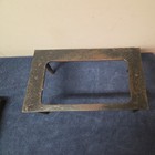 Antique Cast Iron Base  14  X 8 1 4    Height   5 3 4 