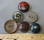 Vintage Vegetable Ivory And Wood Carved Buttons - Lot Of 99 Buttons