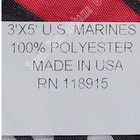 Usmc Globe anchor 3  X 5  Poly Flag   Banner W  Metal Grommets  Made In U s a 